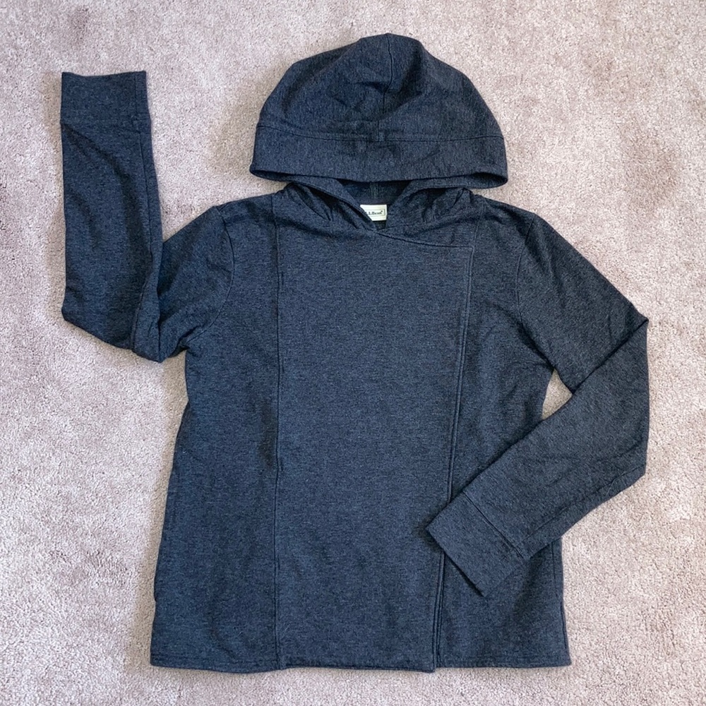LLBean Sweatshirt Jacket Girl’s size 14/16